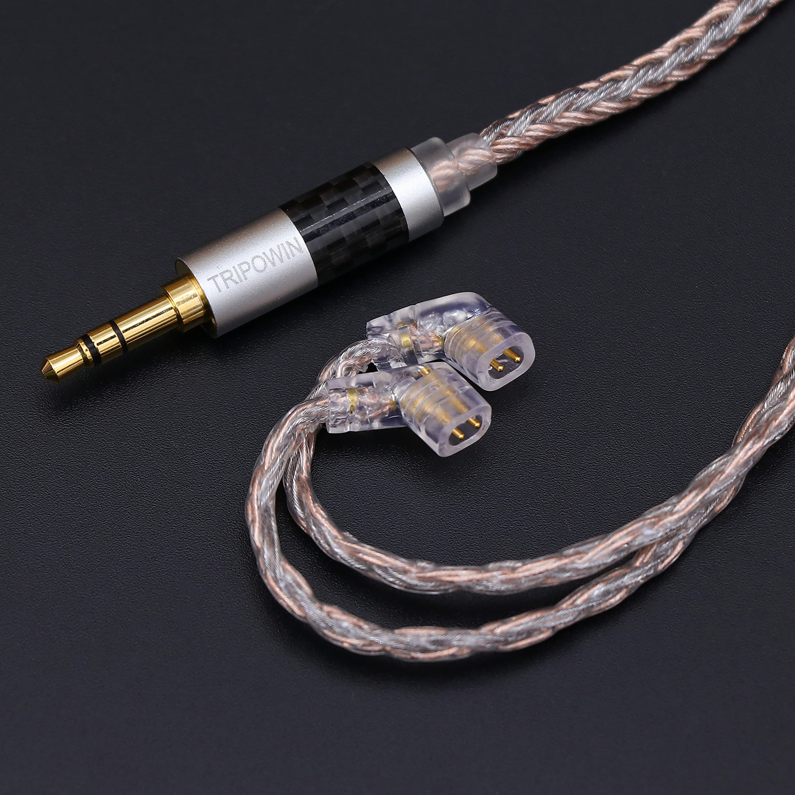 Foto 4 pulgar | Cable Linsoul Tripowin Jelly Upgraded De 16 Núcleos Chapado En Plata - Venta Internacional.