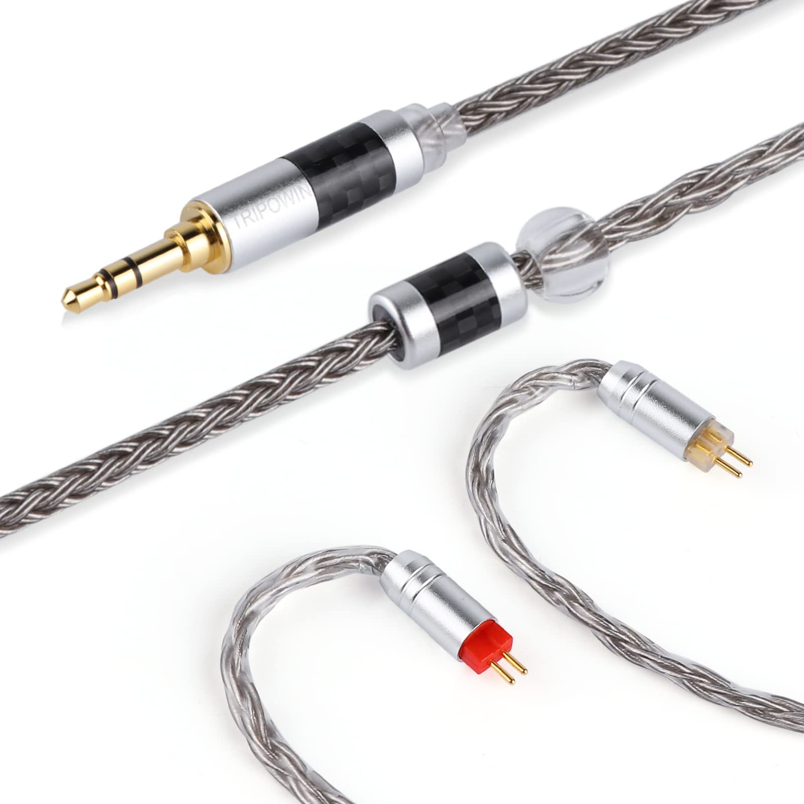 Foto 2 | Cable Iem Linsoul Tripowin Zonie De 16 Núcleos Chapado En Plata, 1,25 M - Venta Internacional.