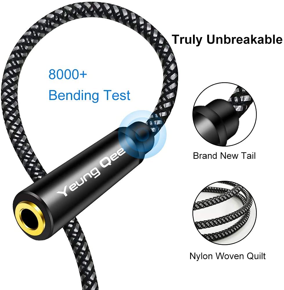 Foto 6 pulgar | Cable Adaptador De Audio Yeung Qee De 3,5 Mm Hembra A 2 Rca Macho De 5 M - Venta Internacional.