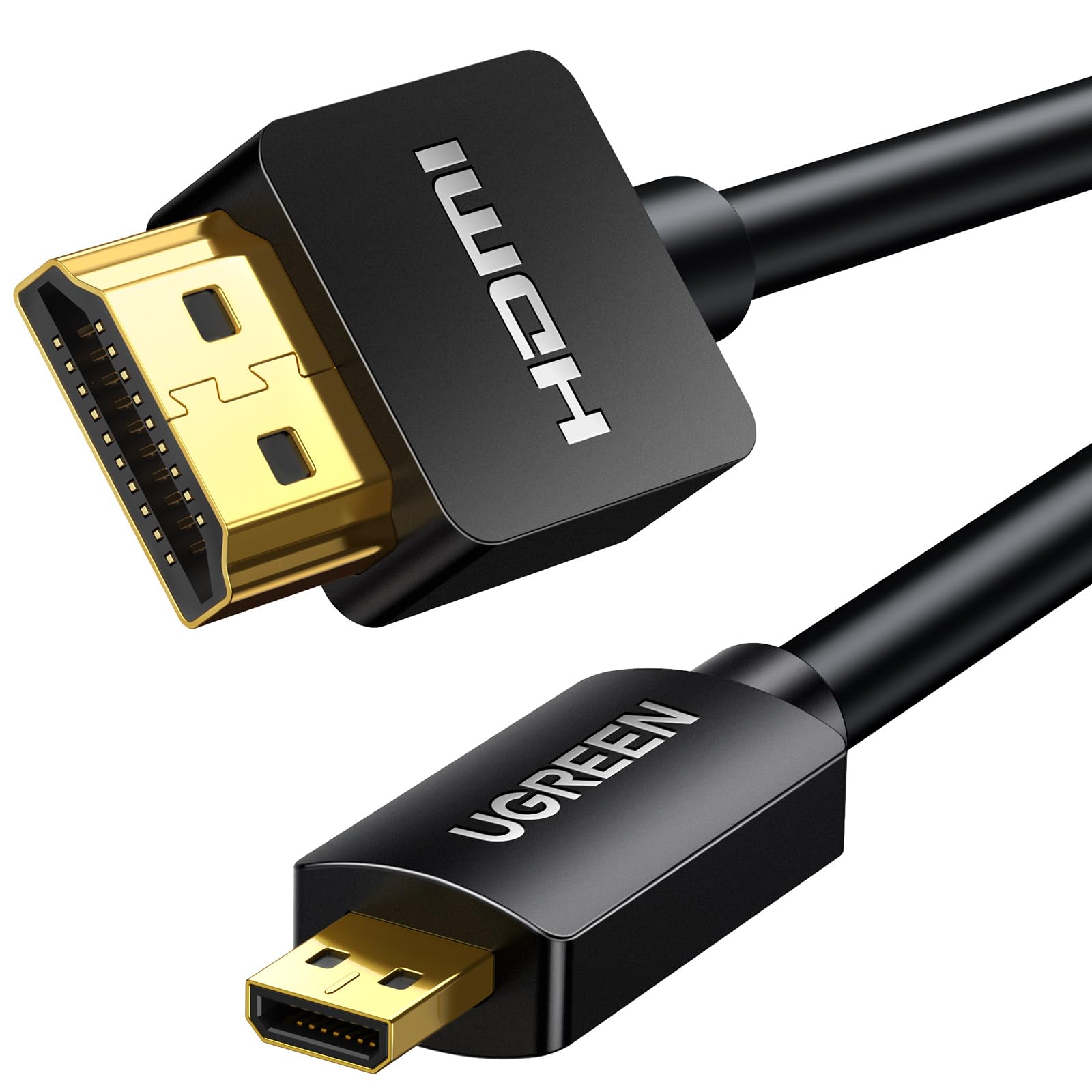 Foto 2 pulgar | Adaptador De Cable Ugreen Micro Hdmi A Hdmi 4k 60 Hz 1,8 M - Venta Internacional.
