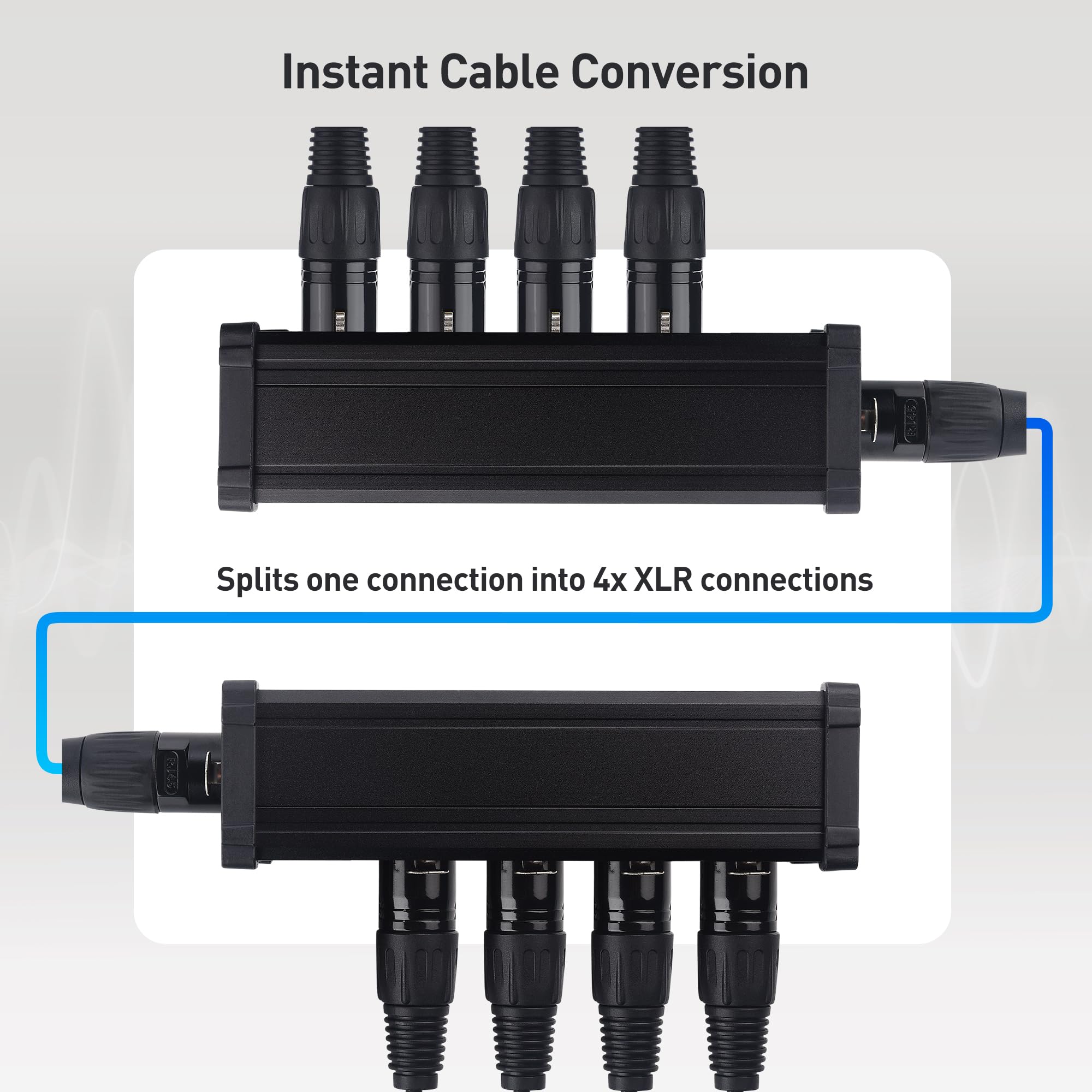 Foto 4 pulgar | Kit De Conexión De Cable Xlr Multired Cable Matters De 4 Canales - Venta Internacional.