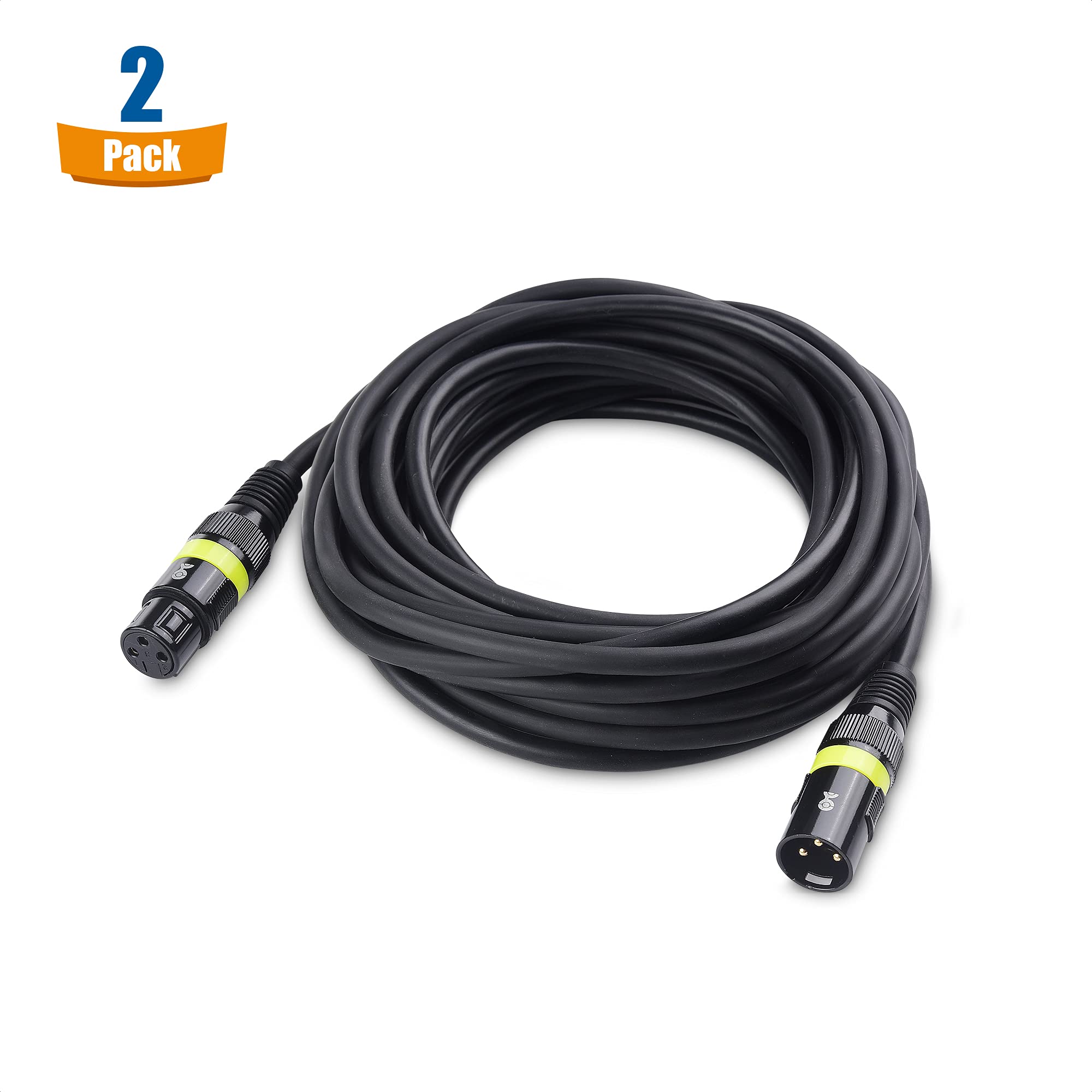 Foto 2 | Lámpara De Escenario Dmx Cable Matters, Paquete De 2 Unidades, 22 Awg, 7,6 M, 3 Pines - Venta Internacional.
