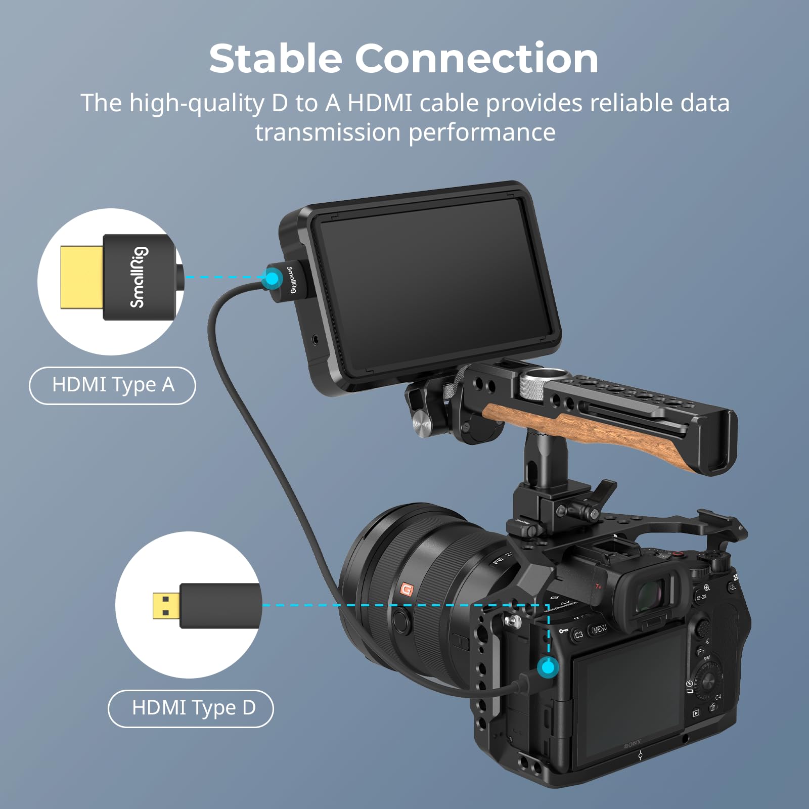 Foto 6 pulgar | Cable Hdmi D A A Smallrig Ultrafino De 100 Cm, 4k, 60 Hz, Hdr Hdmi - Venta Internacional.