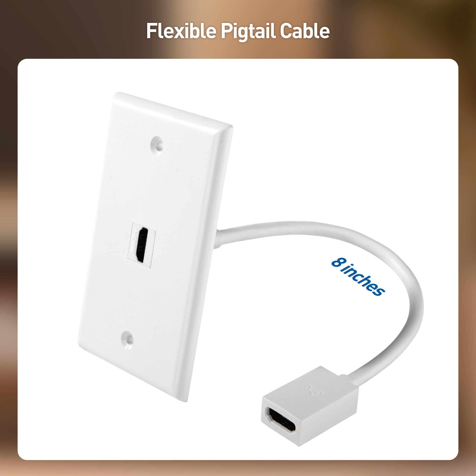 Foto 5 pulgar | Cable Hdmi Keystone Pigtail Matters 8k Hdmi 2.1 20 Cm - Venta Internacional.