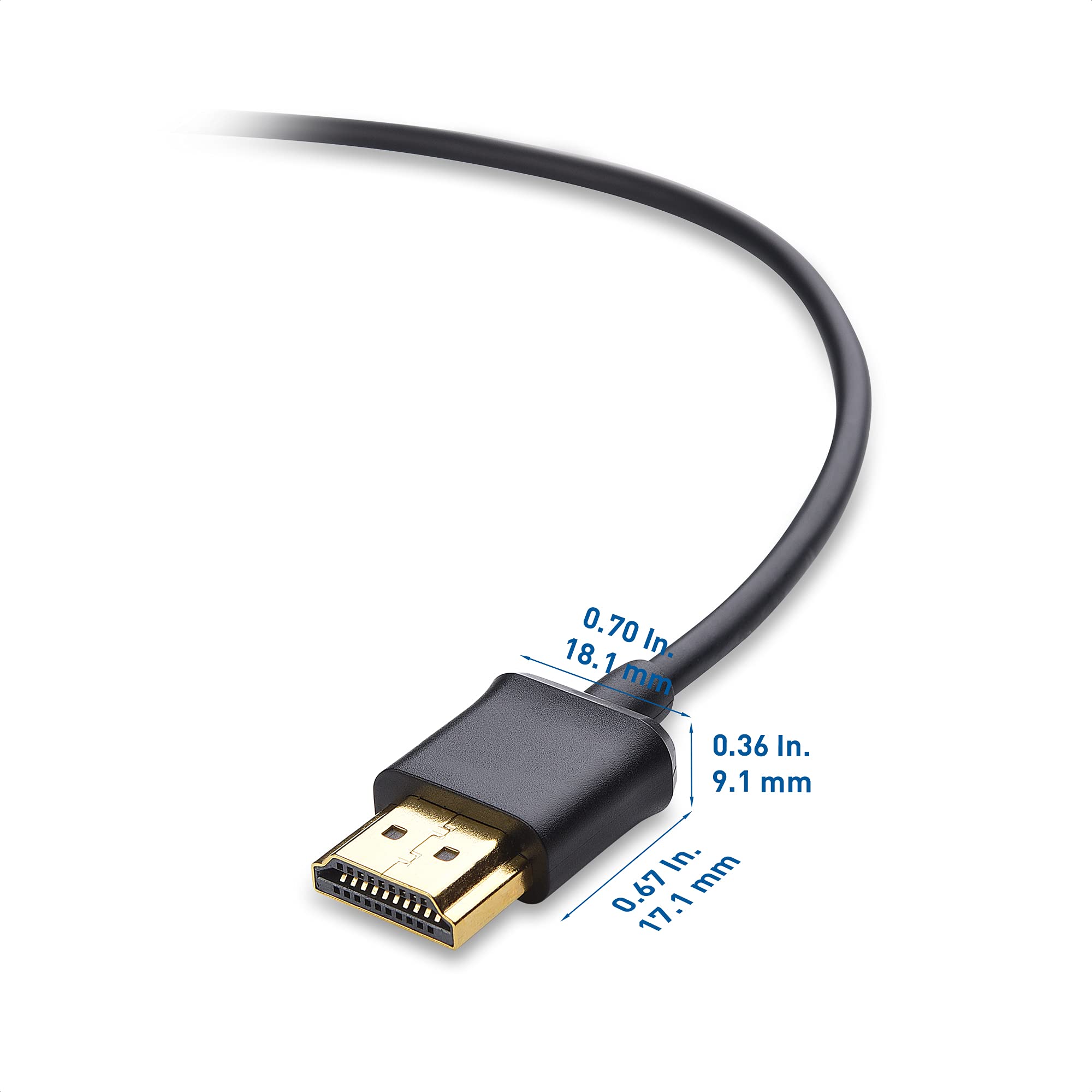 Foto 6 pulgar | Cable Hdmi Matters Ultra Thin 4k @60hz 1,8 M, Paquete De 2 - Venta Internacional.