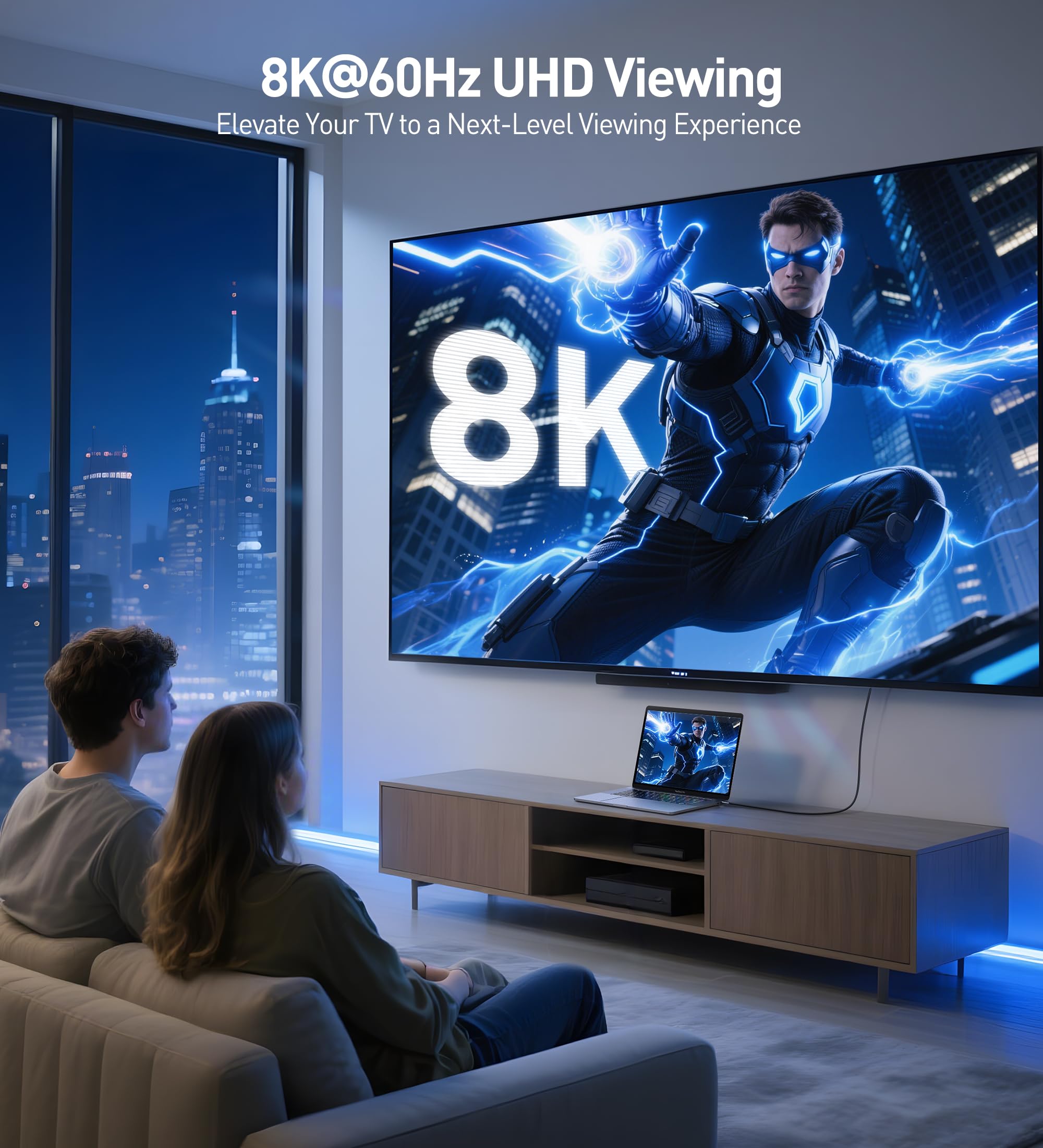 Foto 4 pulgar | Cable Hdmi Matters, Ultra Alta Velocidad, 8k, 48 Gbps, 6,1 M - Venta Internacional.