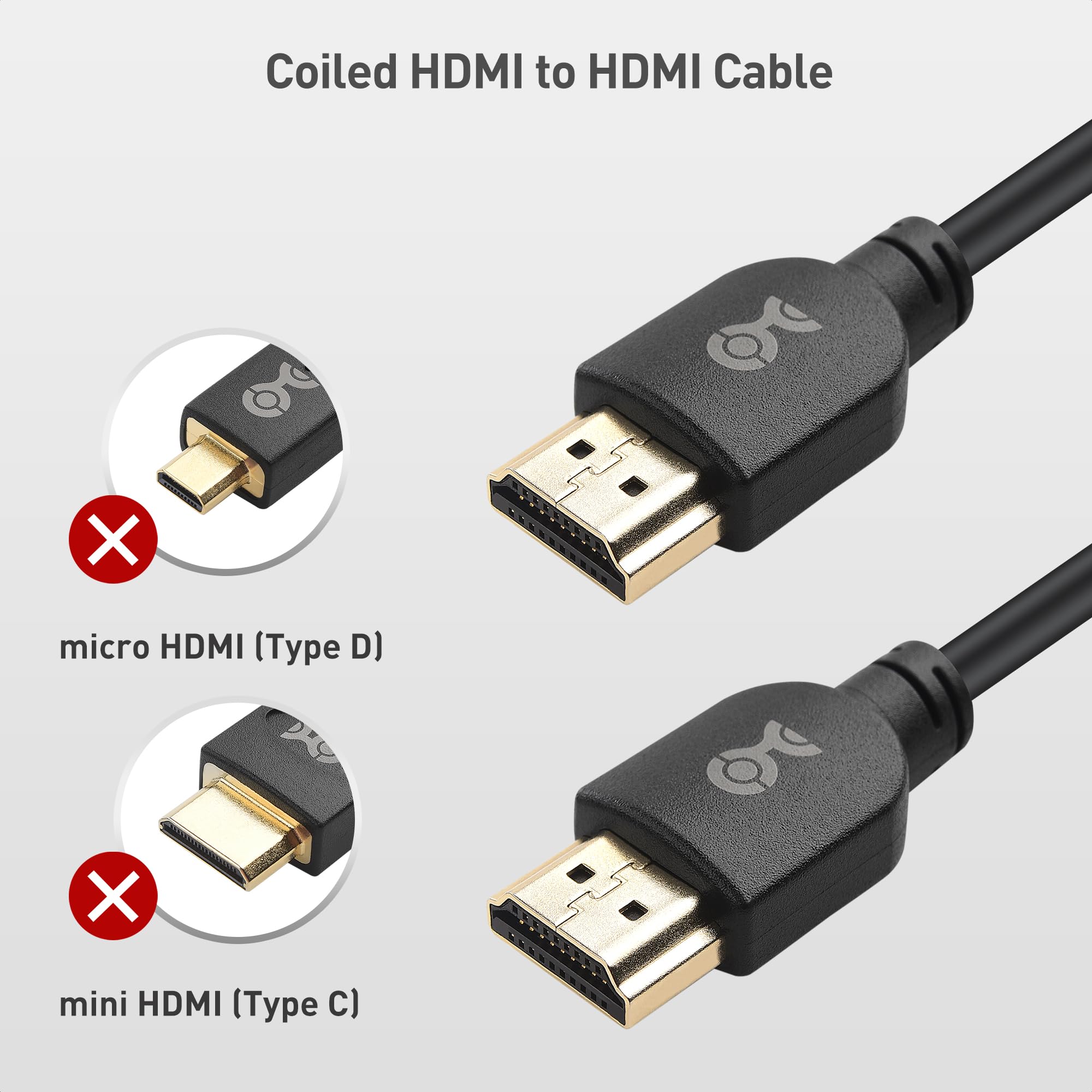 Foto 8 pulgar | Cable Hdmi Matters, 8k, 48 Gbps, Enrollado De 1 A 3 Pies Con Soporte Hdr - Venta Internacional.