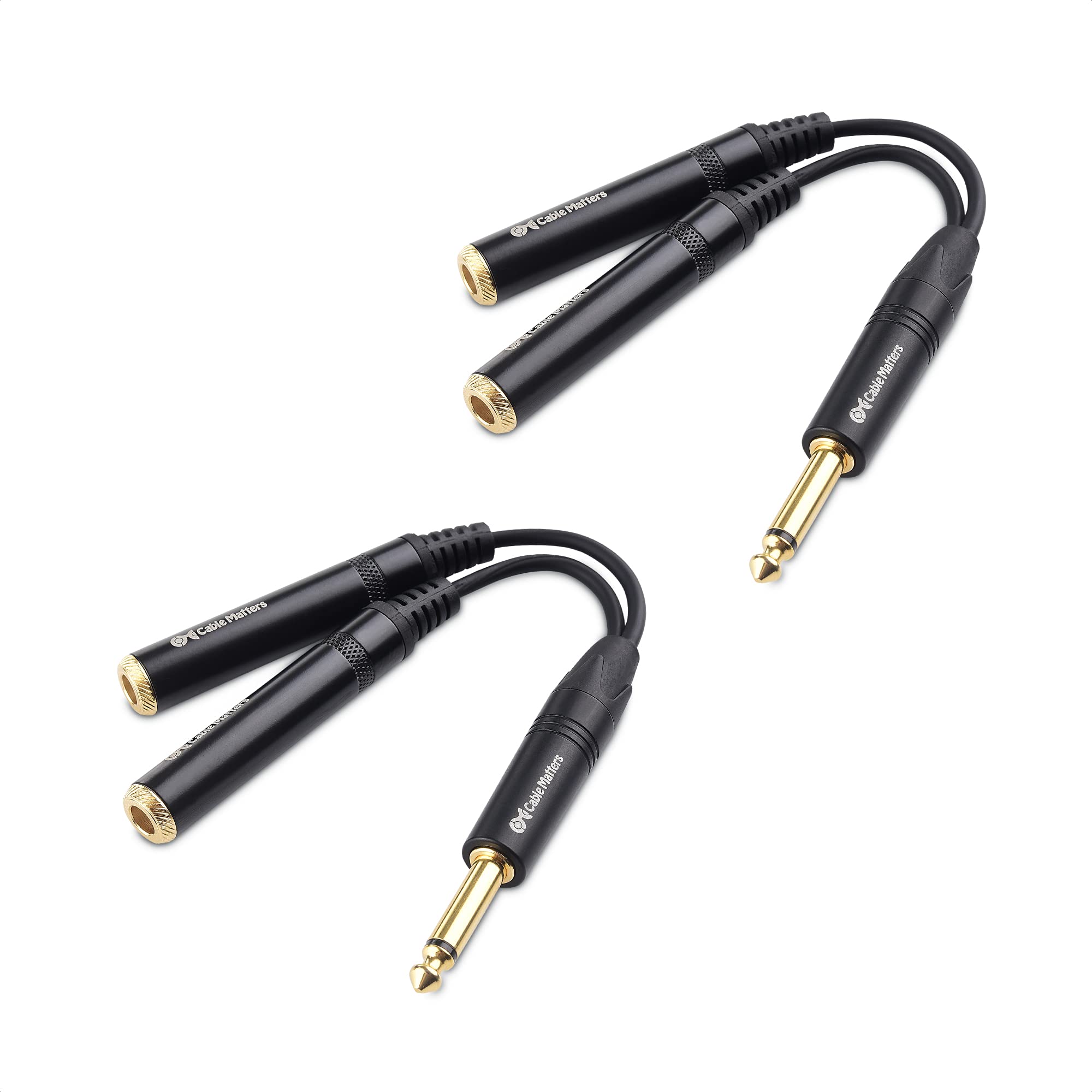 Foto 2 pulgar | Cable Matters, Paquete De 2 Unidades, Cable Divisor De 1/4, Ts Macho A 2x Ts Hembra - Venta Internacional.