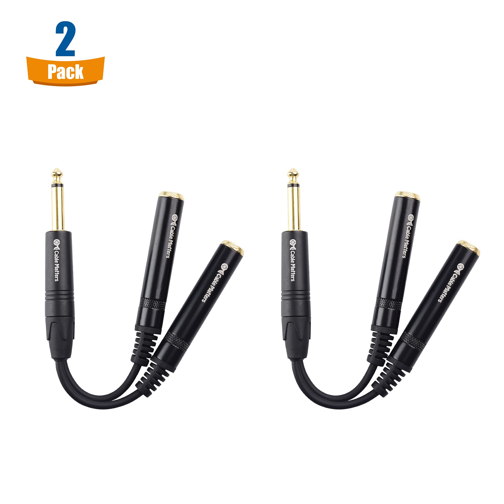 Foto 3 pulgar | Cable Matters, Paquete De 2 Unidades, Cable Divisor De 1/4, Ts Macho A 2x Ts Hembra - Venta Internacional.