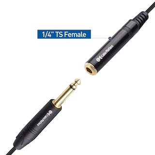 Foto 5 | Cable Matters, Paquete De 2 Unidades, Cable Divisor De 1/4, Ts Macho A 2x Ts Hembra - Venta Internacional.