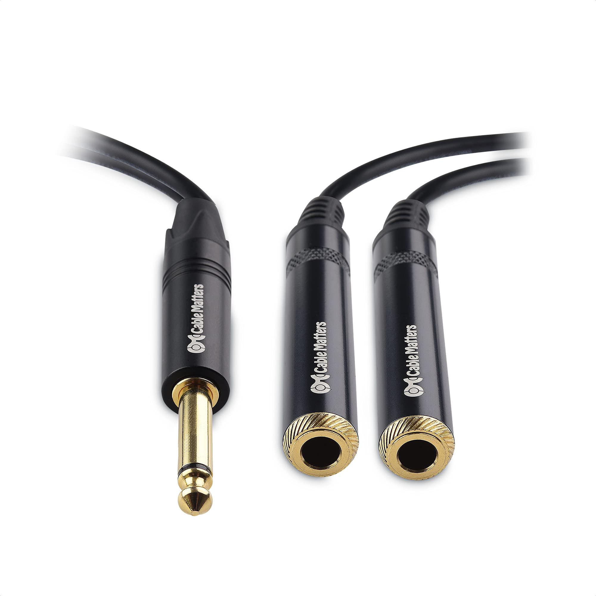 Foto 7 | Cable Matters, Paquete De 2 Unidades, Cable Divisor De 1/4, Ts Macho A 2x Ts Hembra - Venta Internacional.