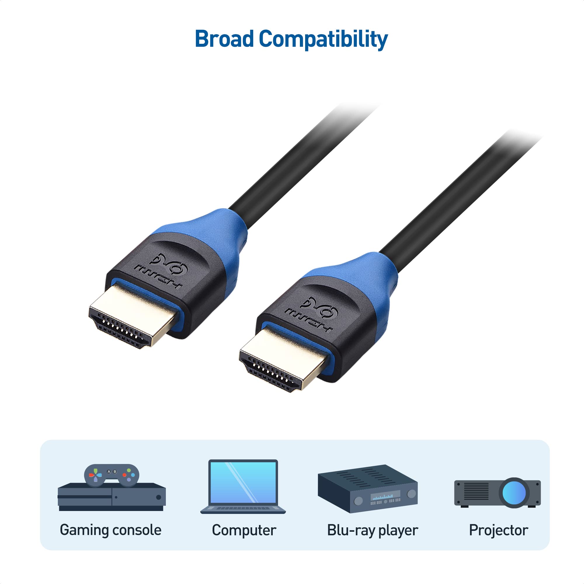Foto 6 pulgar | Cable Hdmi Matters, Paquete De 3 Unidades, Alta Velocidad, 30 Cm, 4k @60hz - Venta Internacional.