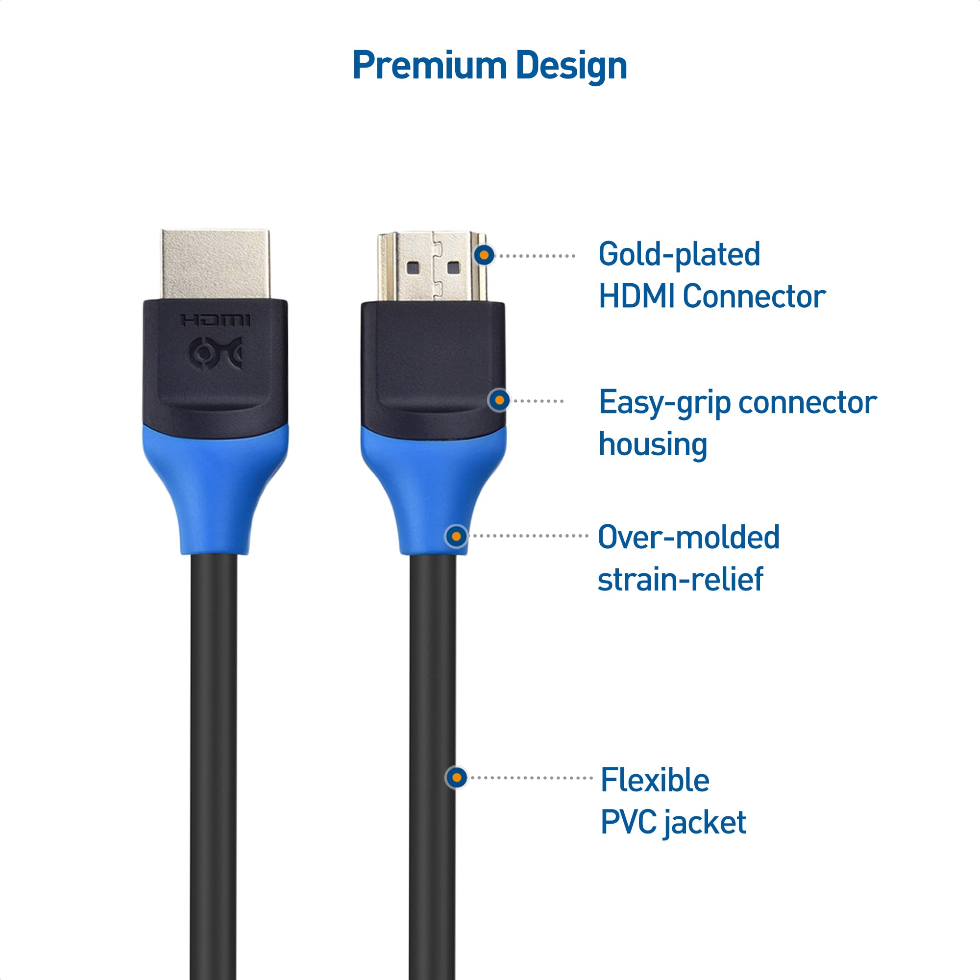 Foto 7 pulgar | Cable Hdmi Matters, Paquete De 3 Unidades, Alta Velocidad, 30 Cm, 4k @60hz - Venta Internacional.