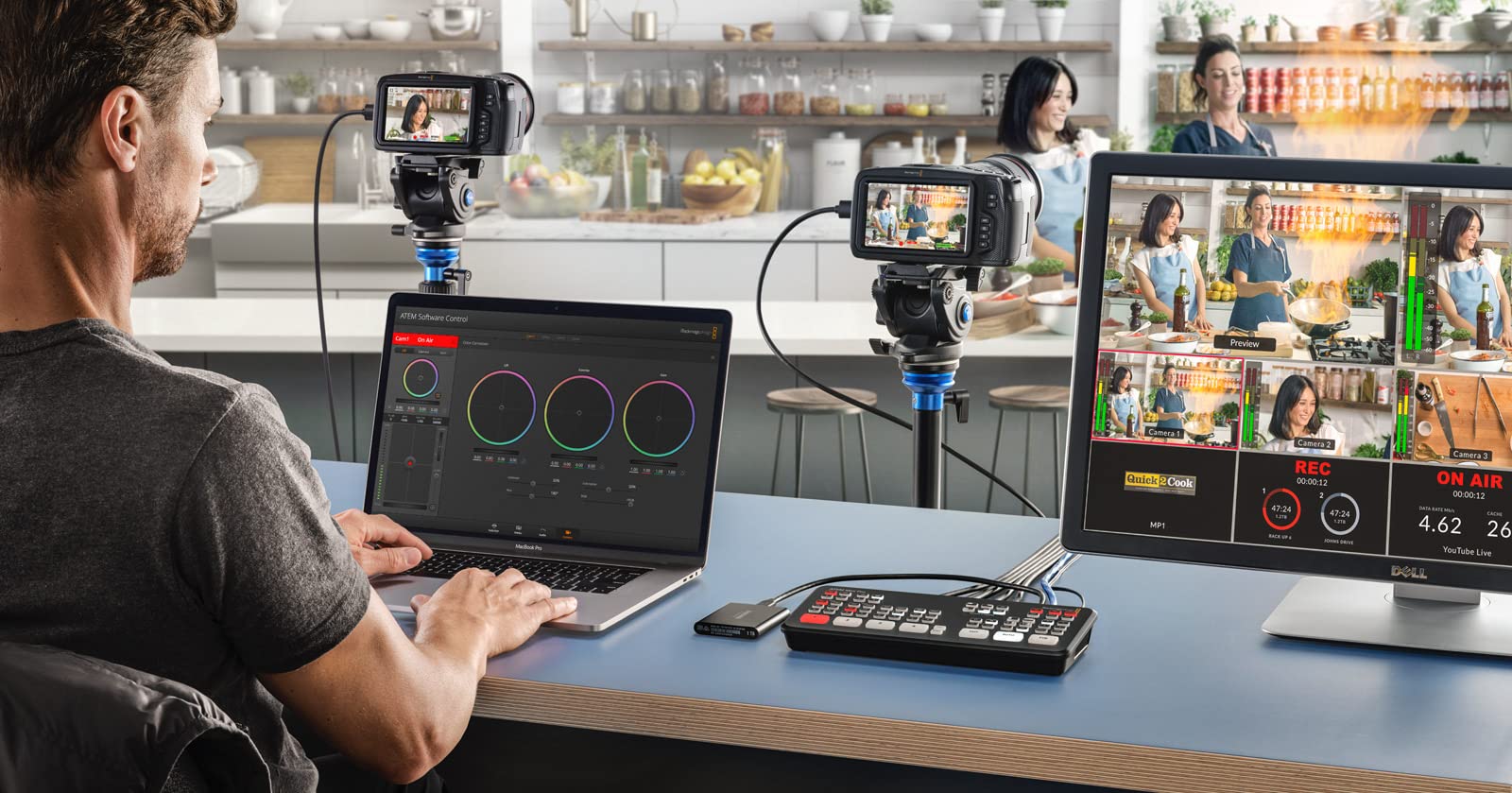 Foto 7 | Conmutador De Transmisión En Vivo Blackmagic Design Atem Mini Pro Hdmi - Venta Internacional.