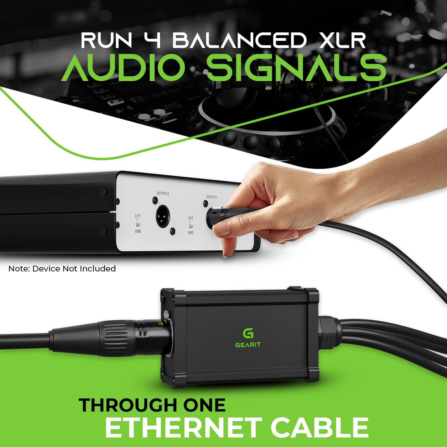Foto 4 pulgar | Cable Snake Gearit De 4 Canales Xlr/dmx/aes-ebu A Ethercon Rj45 - Venta Internacional.