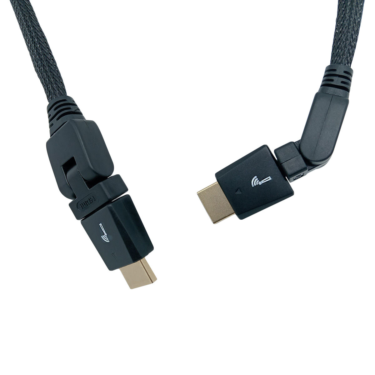 Foto 5 pulgar | Bipack 2 Cables Hdmi Mobimax Hdmo3m Negro 3 Metros Conectores Articulados