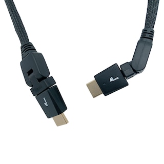 Foto 4 | Bipack 2 Cables Hdmi Mobimax Hdmo3m Negro 3 Metros Conectores Articulados
