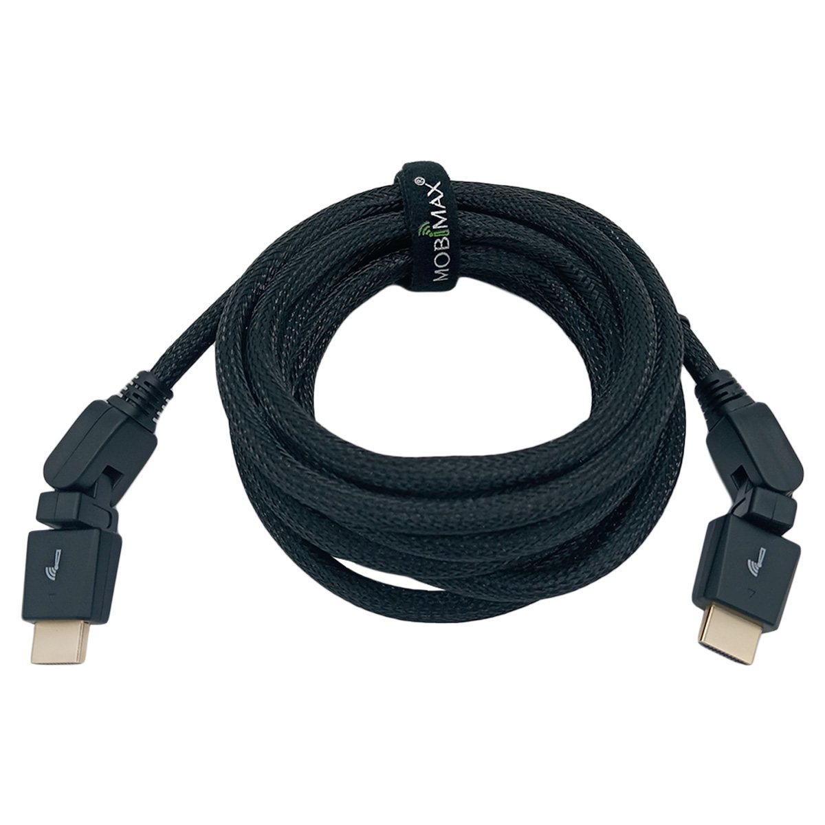 Foto 6 pulgar | Bipack 2 Cables Hdmi Mobimax Hdmo3m Negro 3 Metros Conectores Articulados