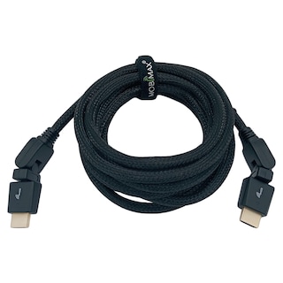 Foto 5 | Bipack 2 Cables Hdmi Mobimax Hdmo3m Negro 3 Metros Conectores Articulados