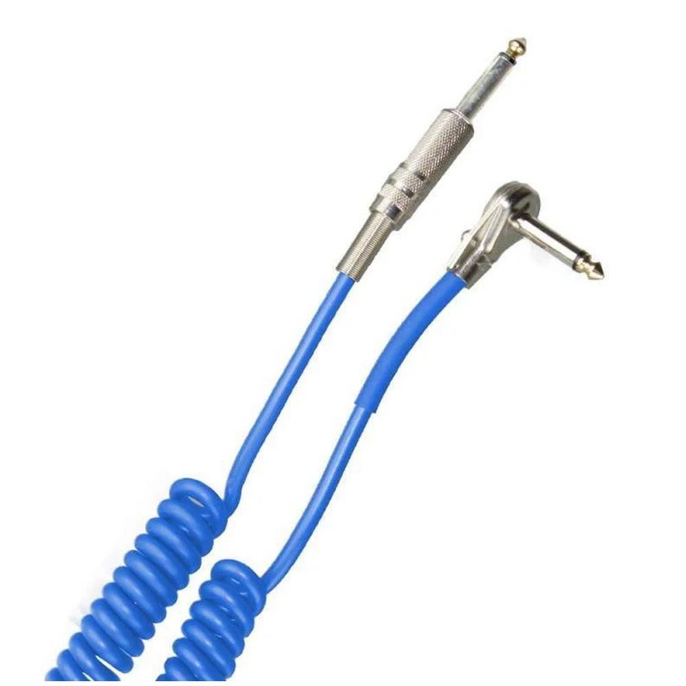 Foto 2 pulgar | Extensión Azul Espiral Para Guitarra Con Plugs 6 Metros