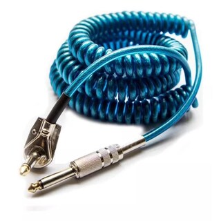 Foto 3 | Extensión Azul Espiral Para Guitarra Con Plugs 6 Metros
