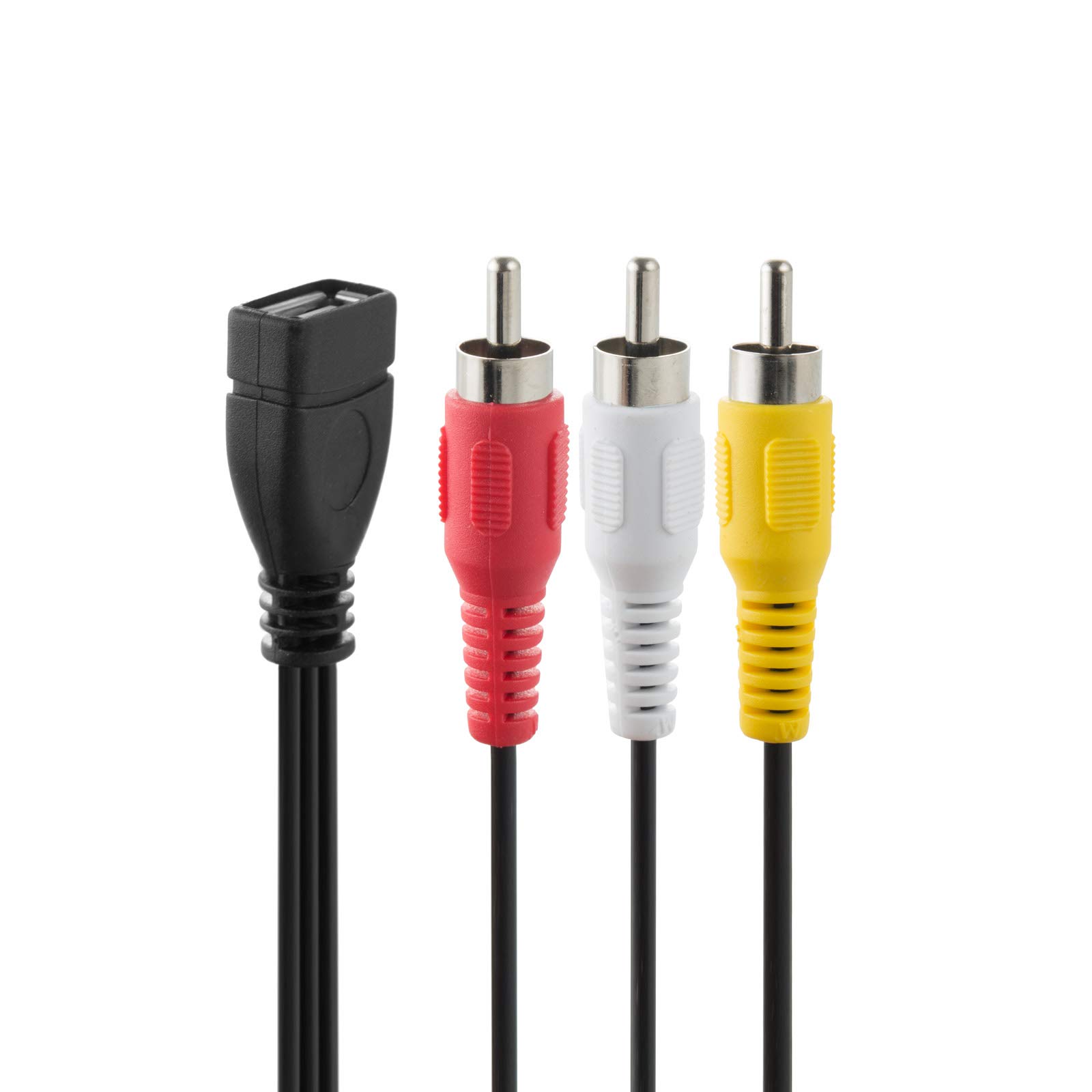 Foto 1 | Cable Adaptador Usb A Rca Herfair Usb 2.0 A Hembra A 3rca Macho - Venta Internacional.