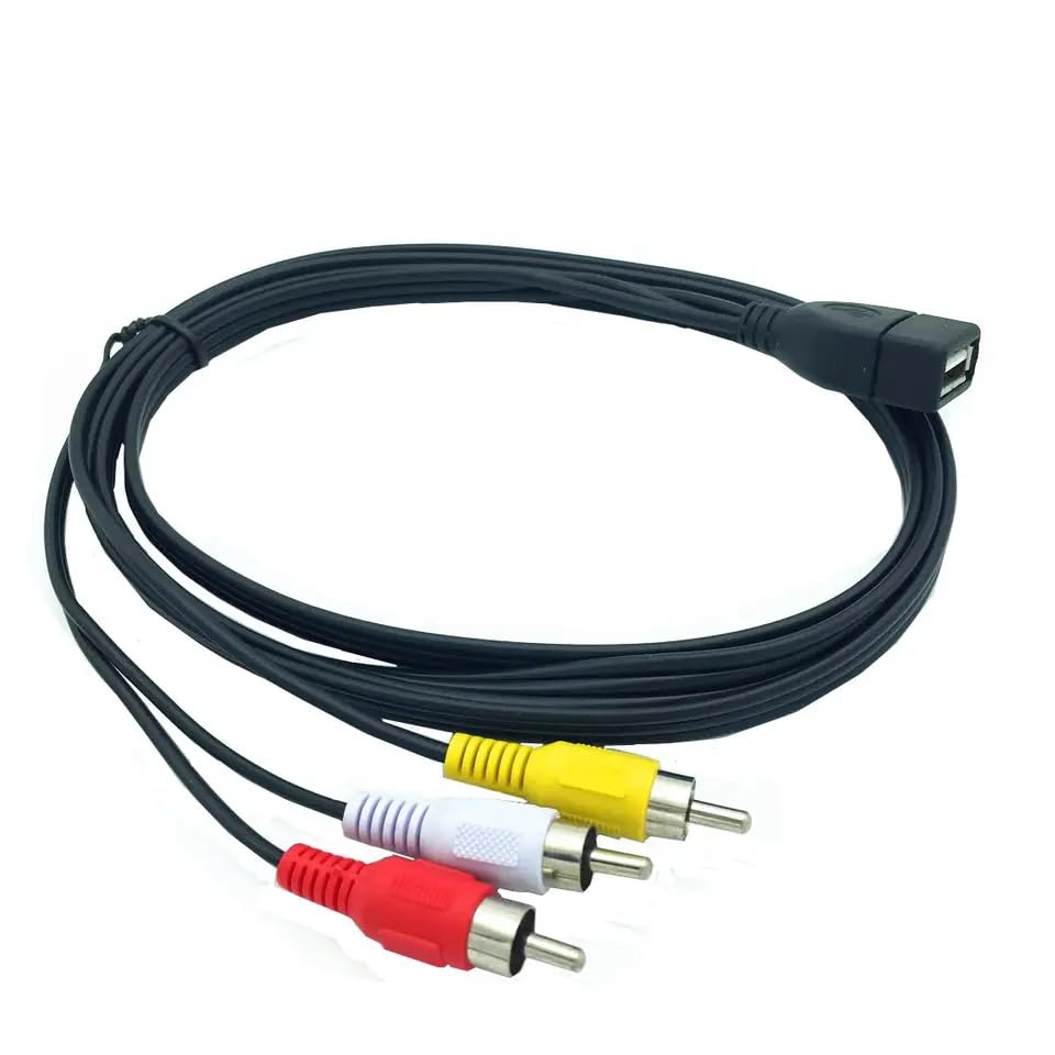 Foto 7 pulgar | Cable Adaptador Usb A Rca Herfair Usb 2.0 A Hembra A 3rca Macho - Venta Internacional.