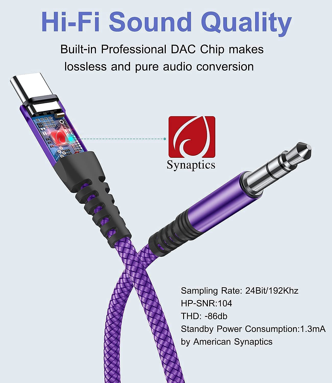 Foto 6 pulgar | Cable Auxiliar De Audio Usb Tipo C A 3 5 Mm Sweguard De 1 8 M De Largo - Venta Internacional.