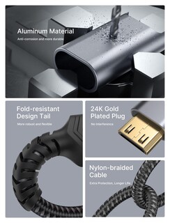 Foto 7 | Mini Adaptador Hdmi A Hdmi Jsaux Paquete De 2 Unidades 4k 60 Hz Hdr 3d 18 Gbps - Venta Internacional.