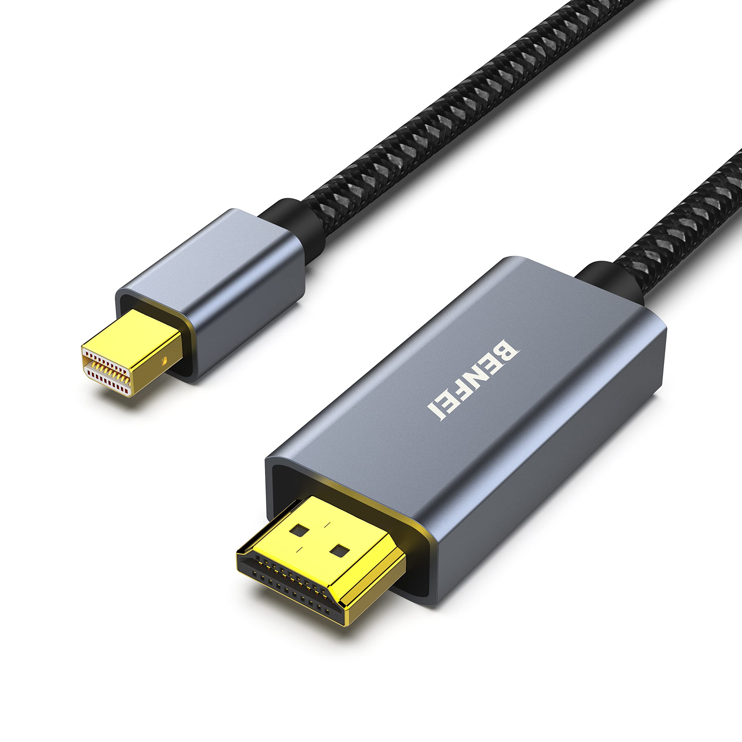 Foto 2 pulgar | Cable Mini Displayport A Hdmi Benfei De Aluminio De 3 M [4k @30hz] - Venta Internacional.