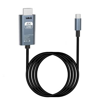 Foto 1 | Cable Hdmi Tipo C Adaptador Usb 2m 4k Para Motorola Y Otros