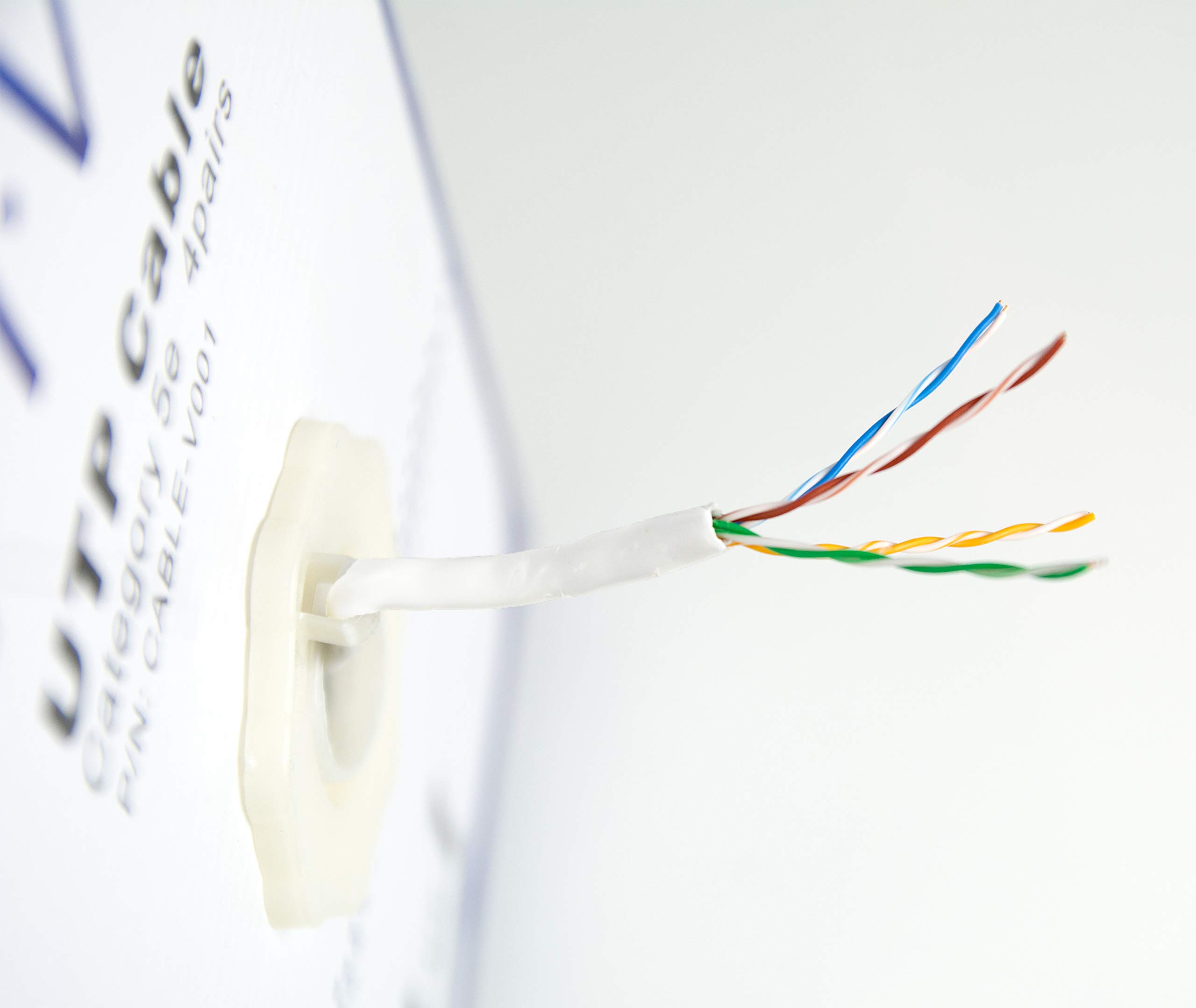 Foto 2 | Cable Ethernet Vivo Cca Cat5e 24 Awg 305 M Utp Blanco - Venta Internacional.