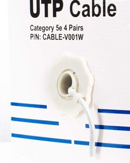 Foto 7 | Cable Ethernet Vivo Cca Cat5e 24 Awg 305 M Utp Blanco - Venta Internacional.