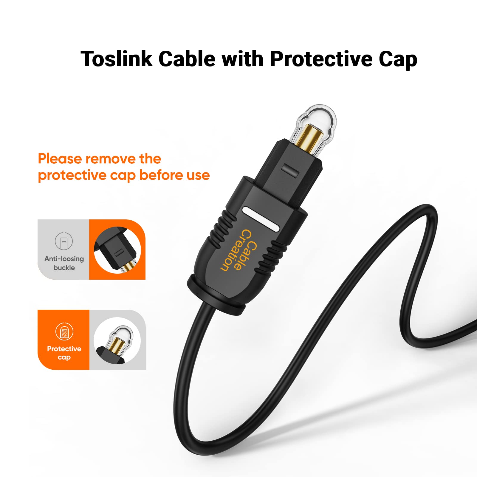 Foto 4 pulgar | Cable De Audio Digital Óptico Cablecreation De 3 M Para Cine En Casa - Venta Internacional.