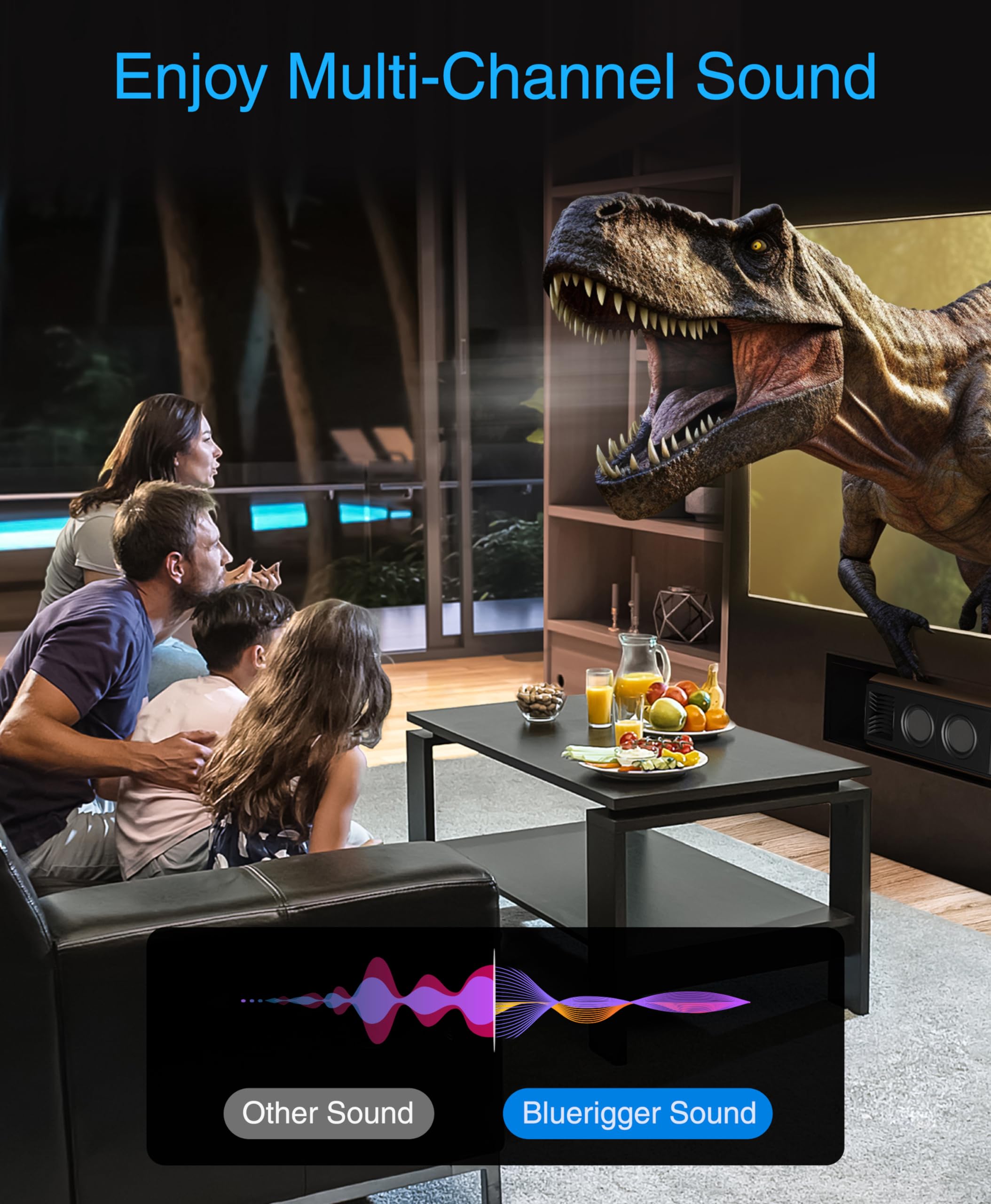 Foto 7 | Cable Toslink De Audio Óptico Bluerigger De 6 Pies Con Ángulo De 90° - Venta Internacional.