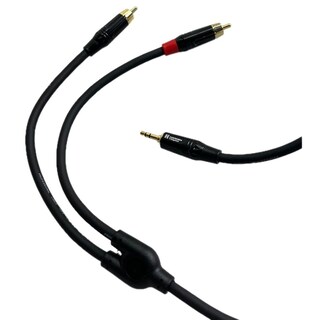 Foto 2 | Cable Extensión Plug 3,5 Estéreo a 2 Plug Rca 1 m