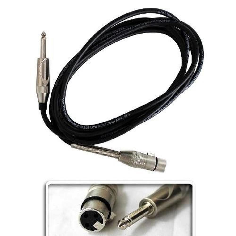 Foto 4 pulgar | Cable Extension Plug 6.3mm Mono A Canon Hembra 3 Mt