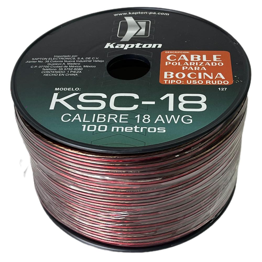 Foto 2 pulgar | Cable Para Bocina Uso Rudo Polarizado Calibre 18 100 Mts