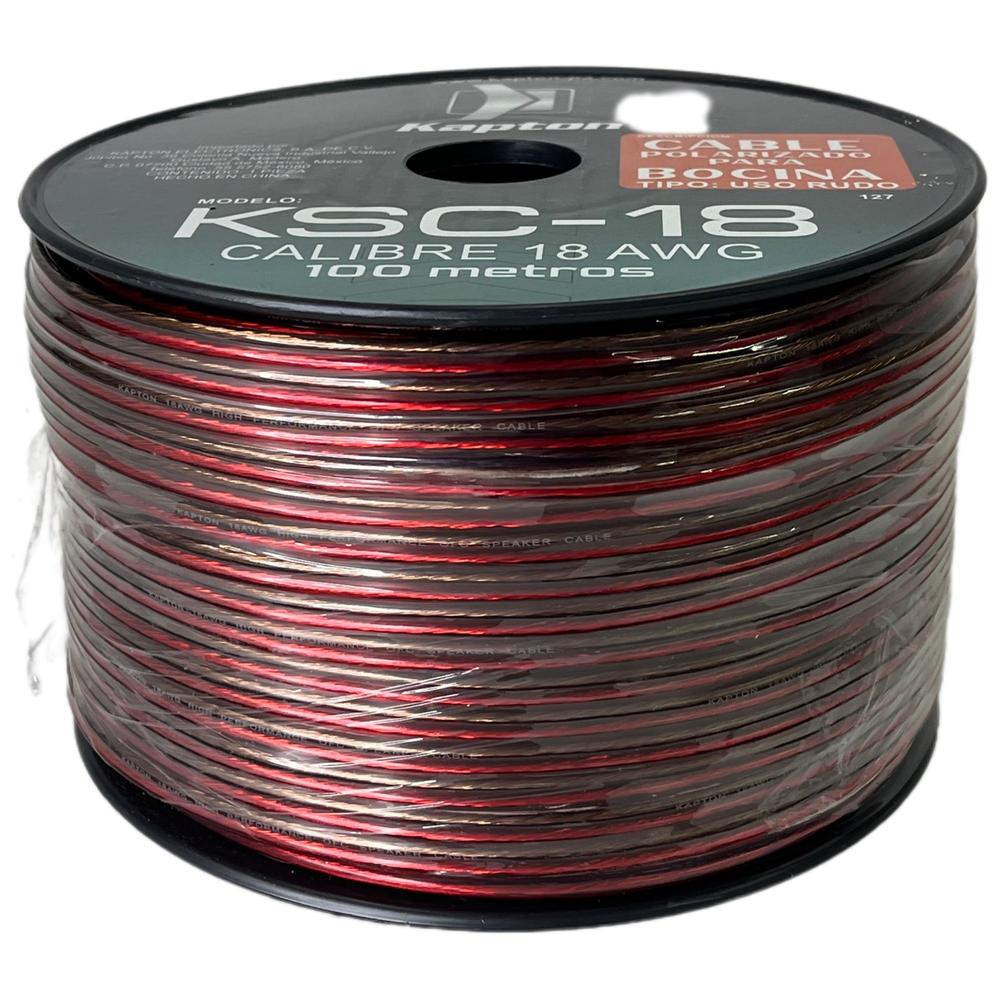 Foto 4 pulgar | Cable Para Bocina Uso Rudo Polarizado Calibre 18 100 Mts