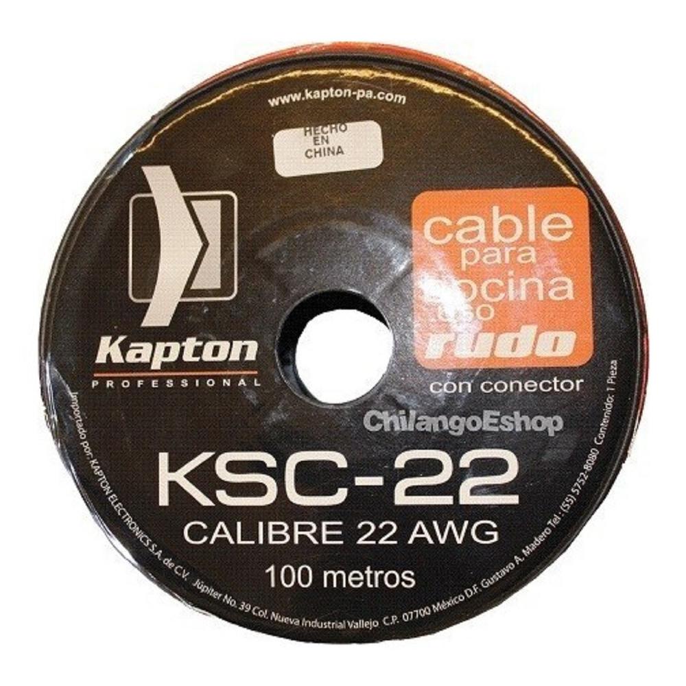 Foto 2 pulgar | Cable para Bocina Kapton de 100 m