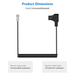 Foto 4 | Cable De Alimentación Neewer D-tap A Bmpc 4k/6k Para Batería De Montaje En V - Venta Internacional.