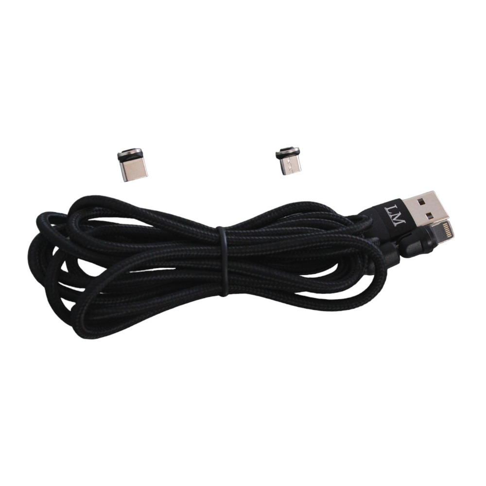 Cable Magnético De Carga Giratorio , Carga Rápida