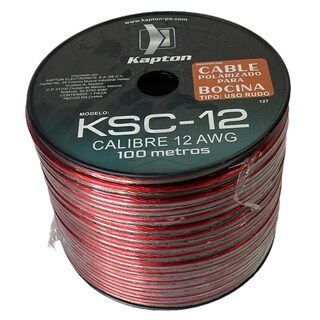 Foto 1 | Cable para Bocina Kapton Uso Rudo Polarizado Calibre 12 100 m