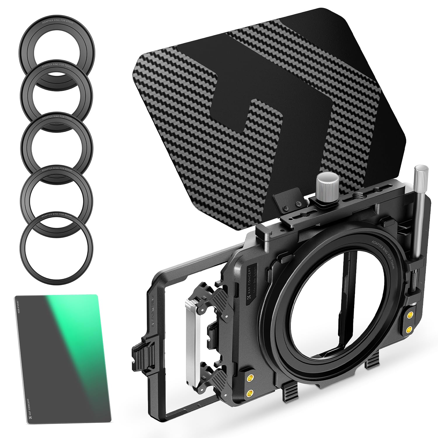 Caja Mate K&f Concept Mini+nd8 Para Cámara Réflex Digital De 67 A 95 Mm - Venta Internacional.