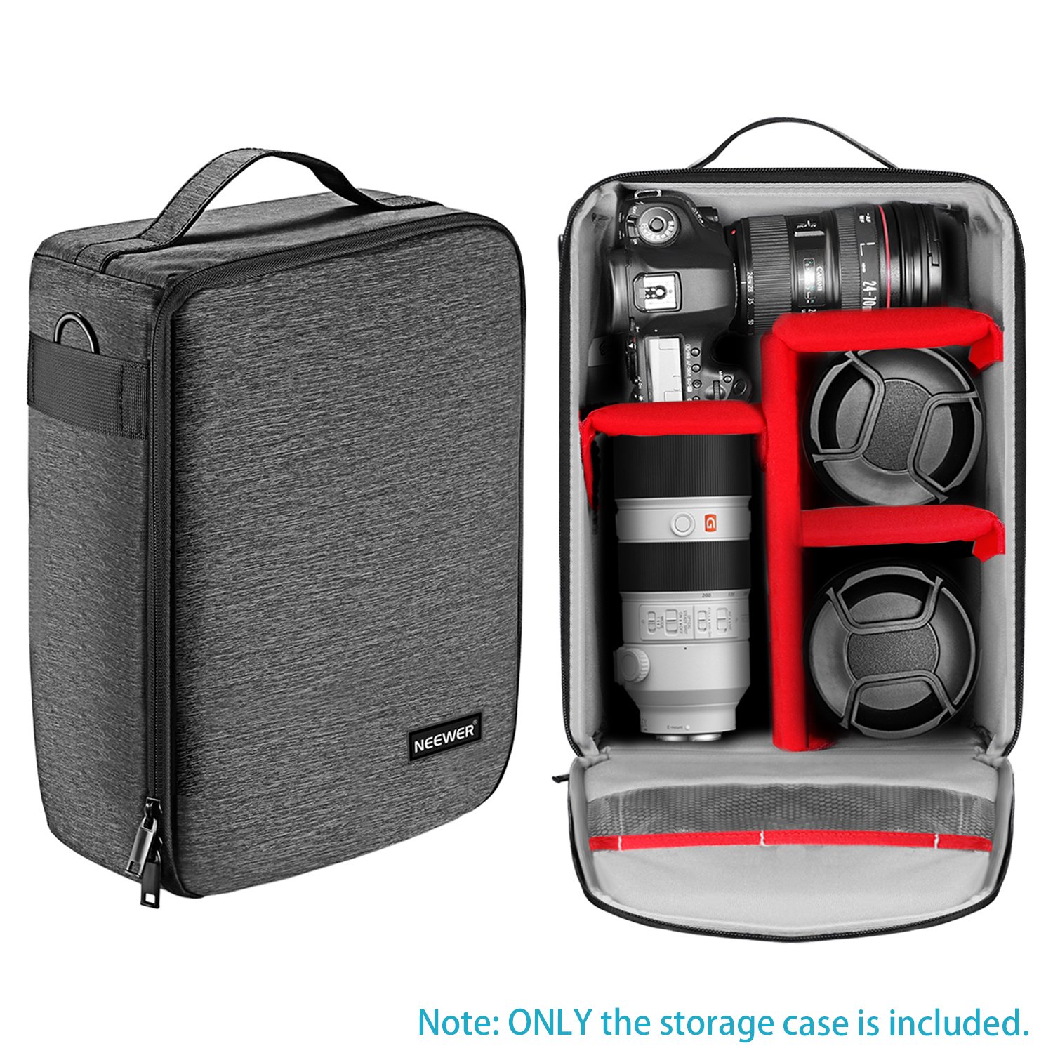 Foto 5 pulgar | Funda De Almacenamiento Para Cámara Neewer Nw140s, Impermeable, Gris - Venta Internacional.