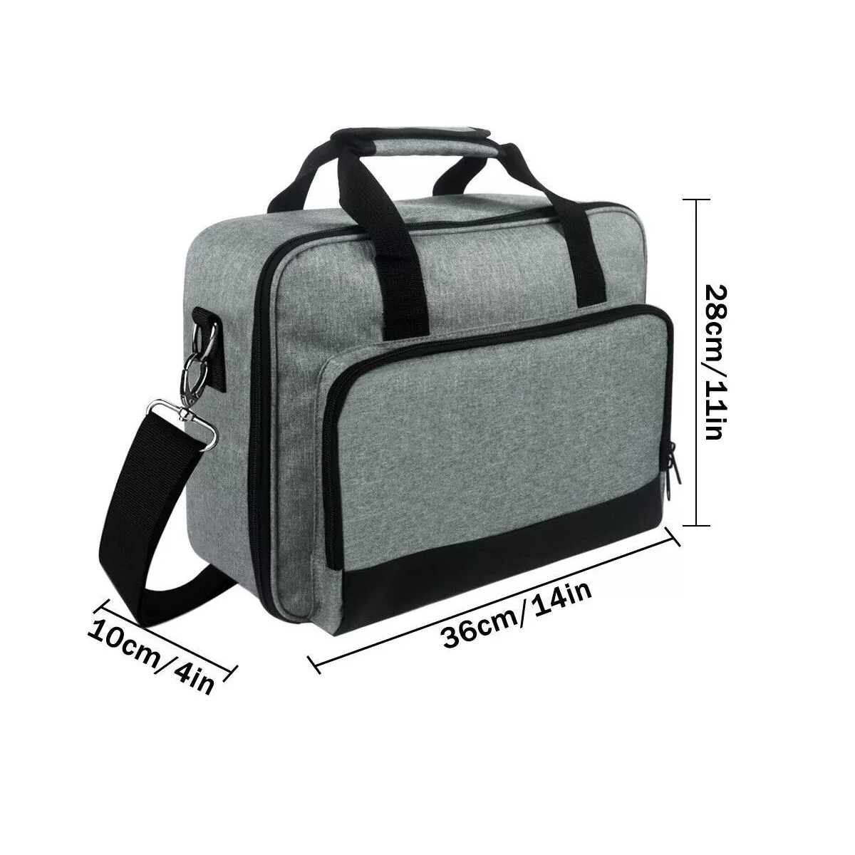 Foto 3 pulgar | Bolsa De Proyector Correa Para El Hombro Eo Safe Imports Esi-16216 Gris