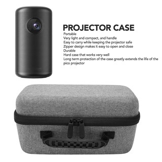 Foto 2 | Bolsa De Transporte Para Proyector Ashata Capsule 3 1080p, Color Gris - Venta Internacional.