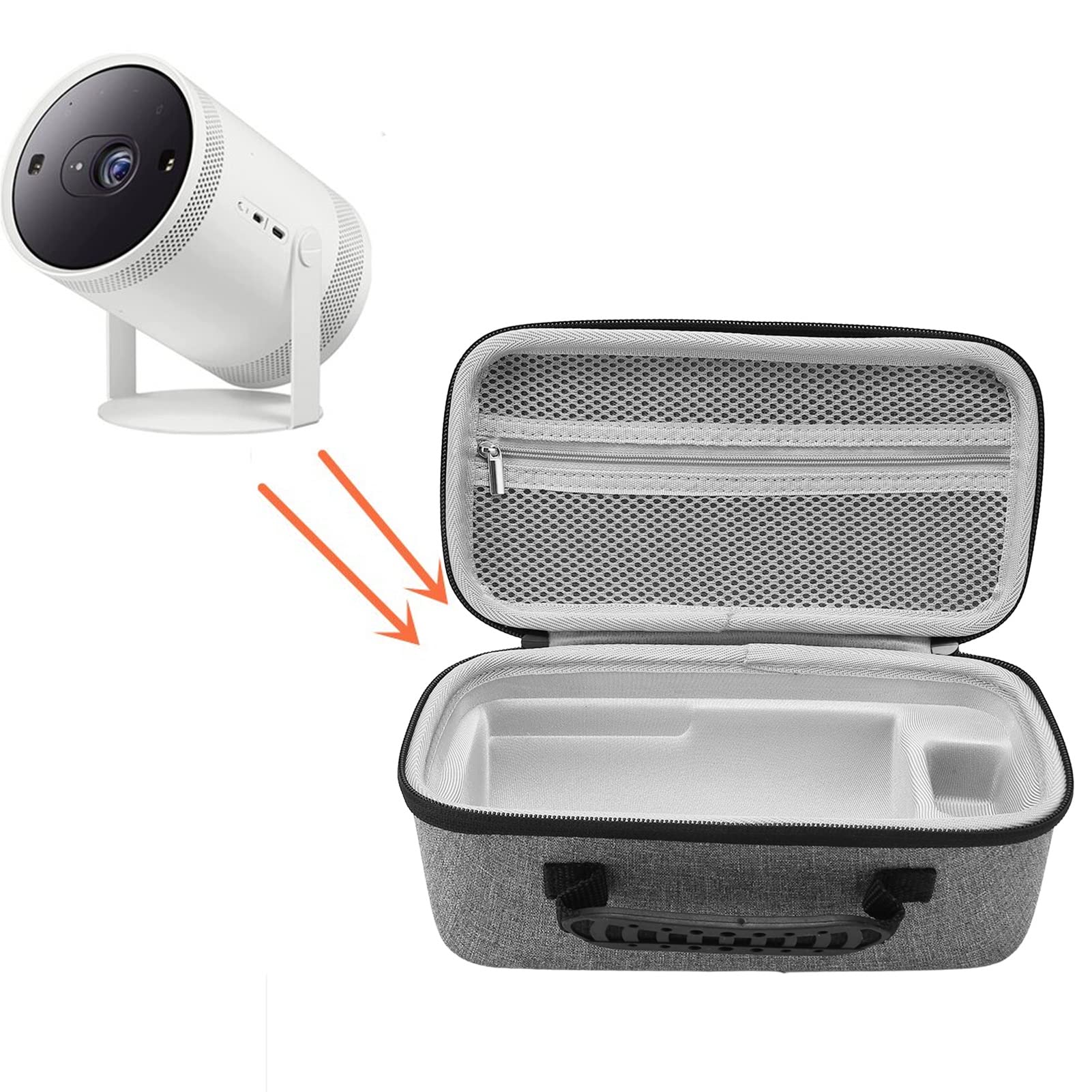 Foto 4 pulgar | Bolsa De Transporte Para Proyector Ashata Capsule 3 1080p, Color Gris - Venta Internacional.