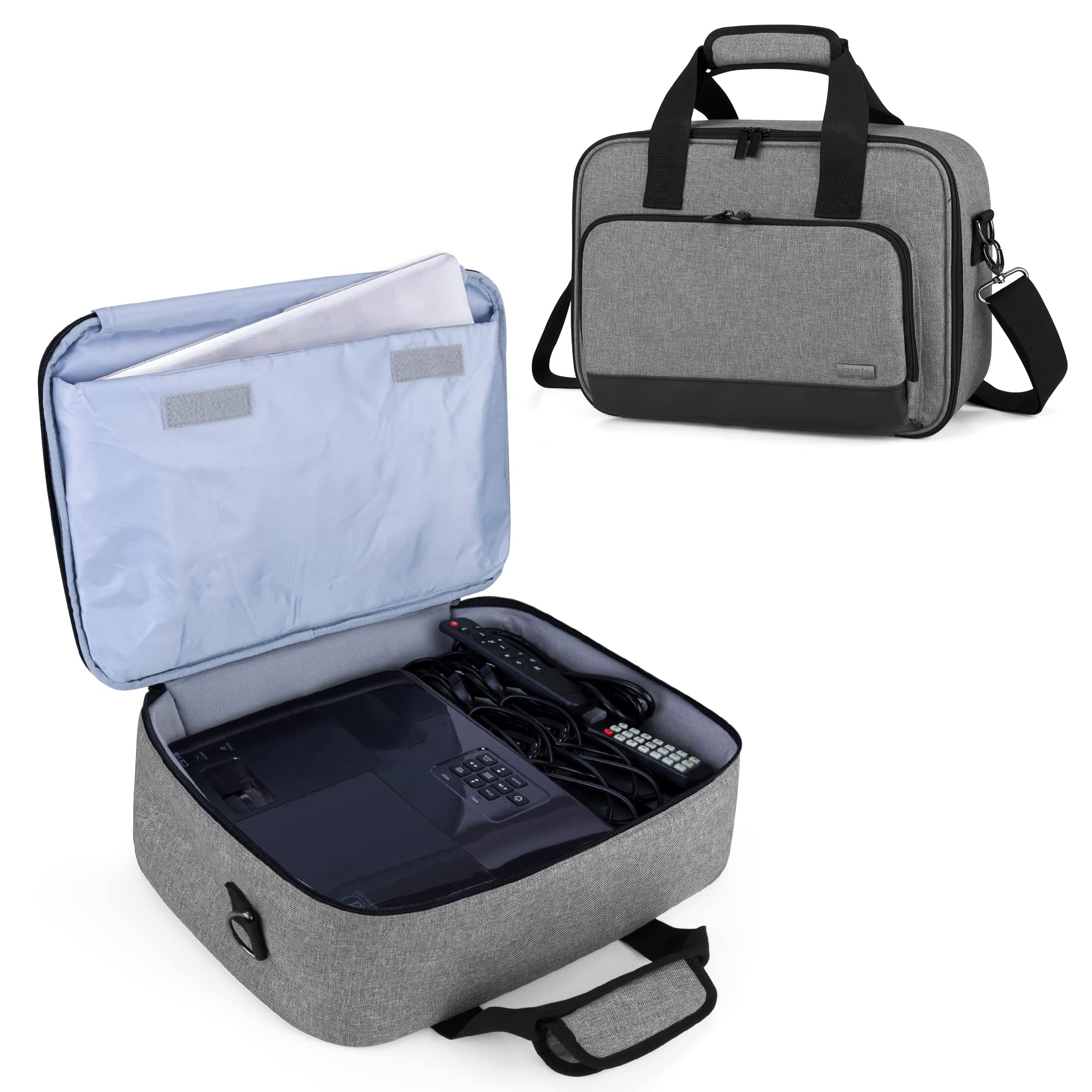 Foto 1 | Funda Para Proyector Luxja Con Funda Protectora Para Portátil, Color Gris - Venta Internacional.