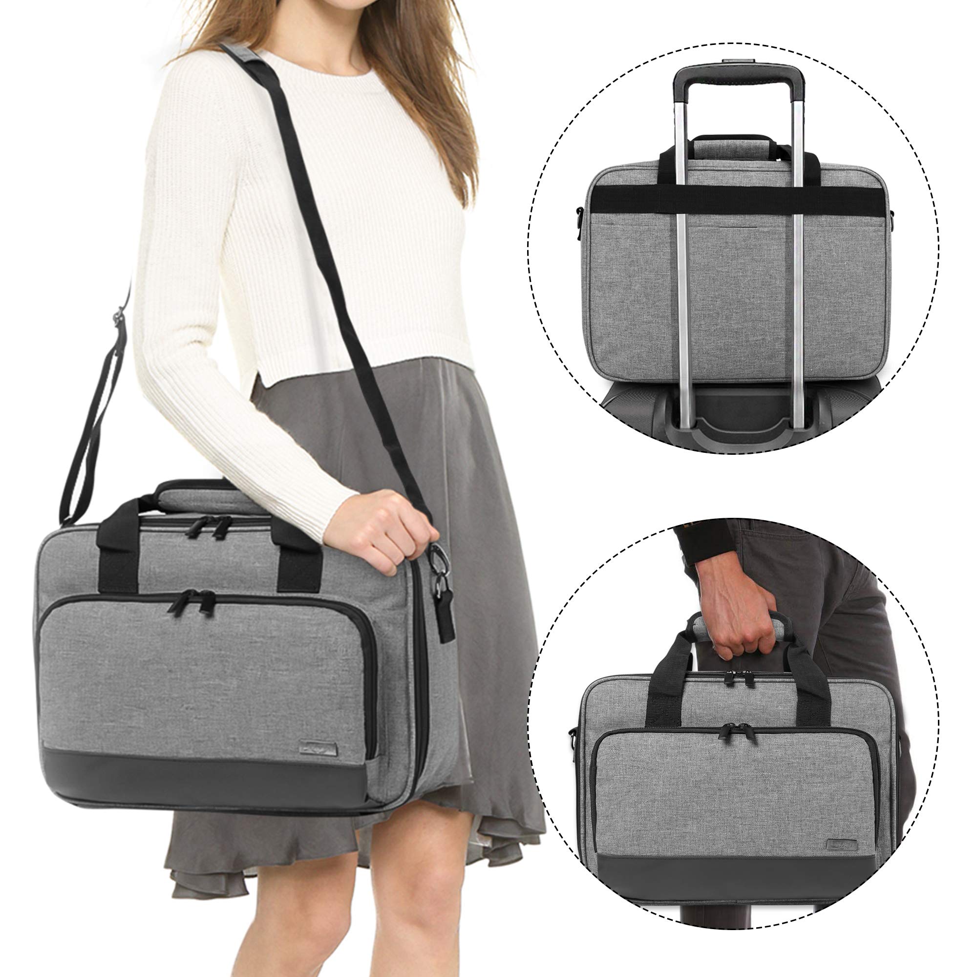 Foto 6 | Funda Para Proyector Luxja Con Funda Protectora Para Portátil, Color Gris - Venta Internacional.